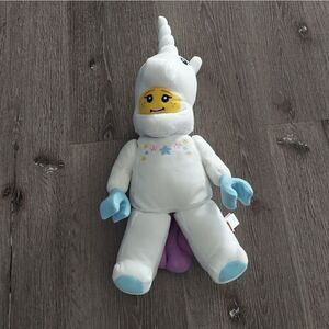 LEGO Iconic Plush Unicorn Girl Doll 16” Minifigure Toy